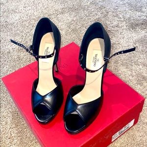 Valentino open toe heels